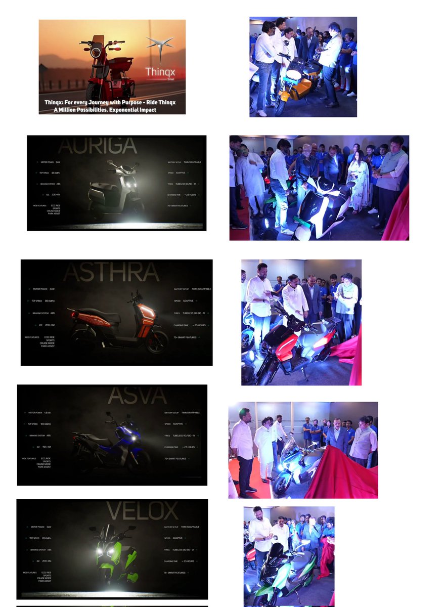 Pusif41412's tweet image. With Yesterday Brand, Vision and Models Reveal of 

#Thinqx - MASS ( Mobility Qs Subscription Service )

By #PeopleTech Group @vishwaprasadtg shut all Ycheap mouths 😂😂

@tgbharath &amp;amp; @mnadendla are there as guests at event 

#Kurnool Plant works to start soon 🙌🔥