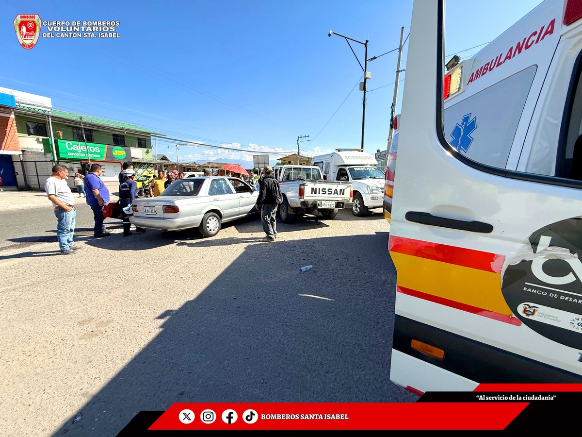 En la vía Girón – Pasaje, a la altura de la entrada a La Unión, 🚗💥 acudimos a un accidente de tránsito.
En el lugar se brindó atención a un paciente masculino 👨‍🩹 que presentaba cortes, dolor intenso en el pecho y dificultad para respirar 😮‍💨.