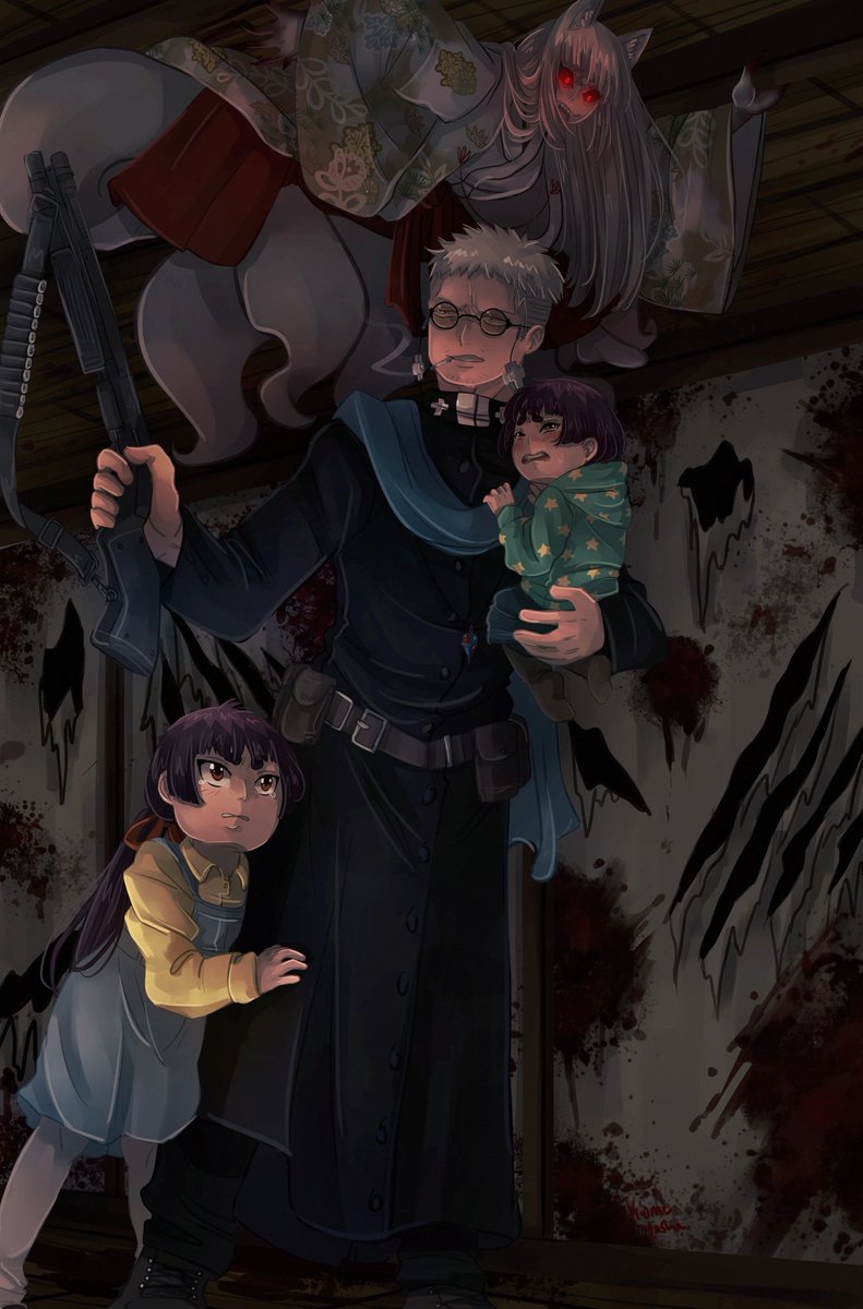 A commission I had done, that I really liked the concept of. A definitely "what if" sceneario. 

#青の祓魔師 | #aonoexorcist | #blueexocist | #aoex | #青エク
