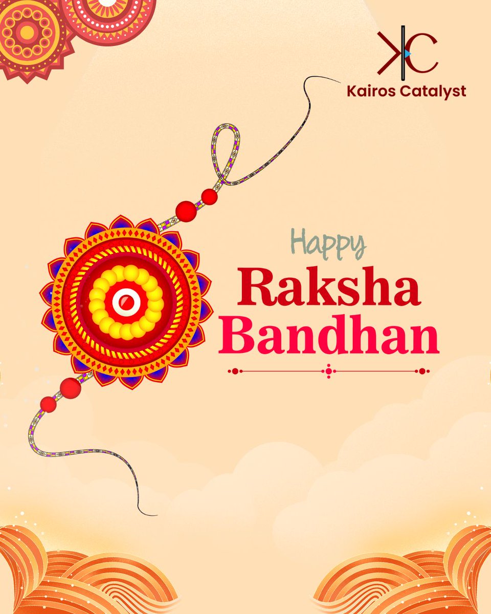 kairos_catalyst's tweet photo. This Rakhi, tie the thread of trust, vision, and progress. Strong bonds create stronger futures — in life and in business.

Visit us at: https://t.co/86g1mbyQZu
#KairosCatalyst #BusinessAcceleration #StrategicGrowth #Rakhi2025 #FutureReady #StrongerTogether2025 #rakhi #festival https://t.co/VCPQrq4a91