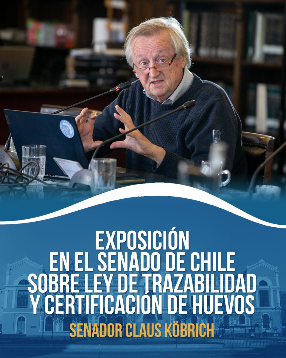 El Senador Universitario y académico de <a href="/FavetUchile/">Medicina Veterinaria UChile</a> Claus Köbrich fue invitado por la Comisión de Agricultura para aportar su opinión técnica en torno a bienestar animal y su visibilización hacia el público consumidor
✍️Lee la nota: uchile.cl/u231021