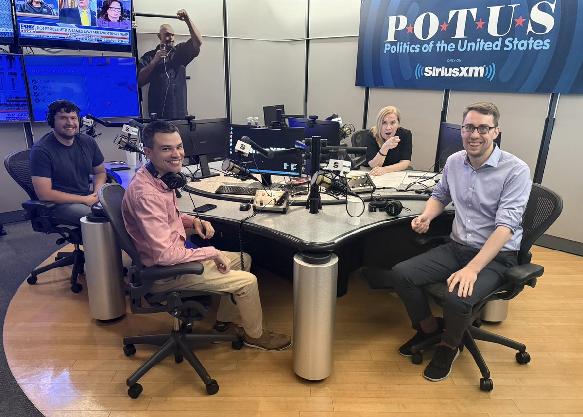 The Julie Mason Show (@juliemasonshow1) on Twitter photo Start your weekend with <a href="/JulieMasonShow1/">The Julie Mason Show</a> and her fab, smart Reporters’ Roundup on the week in politics! Thanks to : <a href="/Brett_Samuels27/">Brett Samuels</a> <a href="/sambrodey/">Sam Brodey</a> <a href="/theodoricmeyer/">Theodoric Meyer</a> 5-6 PM East! <a href="/siriusxmpotus/">SiriusXM P.O.T.U.S.</a>
Call in and join the conversation 5:40pm: 1-866-967-6887 Start your weekend with <a href="/JulieMasonShow1/">The Julie Mason Show</a> and her fab, smart Reporters’ Roundup on the week in politics! Thanks to : <a href="/Brett_Samuels27/">Brett Samuels</a> <a href="/sambrodey/">Sam Brodey</a> <a href="/theodoricmeyer/">Theodoric Meyer</a> 5-6 PM East! <a href="/siriusxmpotus/">SiriusXM P.O.T.U.S.</a>
Call in and join the conversation 5:40pm: 1-866-967-6887