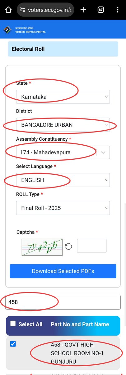 zoo_bear's tweet photo. Hello @RubikaLiyaquat, That's not how you search. 
Here is an Alt News fact check of Ambani's channel @News18India's 'Live fact-check'. 

Step 1. Go to this ECI website :  https://t.co/uAAEYV4ZRG 
Step 2. Select Uttar Pradesh. 
Step 3. Select District: Lucknow 
Step 4. Assembly Constituency : Lucknow East. 
Step 5. Part no : 84 
Step 6. Add capcha and click Download. Wait for a few seconds till it gets downloaded to your Download folder in your desktop. Open the pdf file.  
Step 7.  Scroll down to Sl. No : 630 
Step 8. Open your eyes wide and Read what's written in Hindi. ADITYA SRIVASTAVA. 
Step 8. Also read when it was last modified: January 2025. 

Similarly, 
Step 1. Select Maharashtra. 
Step 3. Select District: Mumbai Suburban 
Step 3. Assembly Constituency : Jogeshwari East. 
Step 4. Add Part no as : 197
Step 5. Add capcha and click Download. Wait for a few seconds till it gets downloaded to your 'Download' folder in your desktop. Open the pdf file.  
Step 6. Scroll down to Sl. No : 877
Step 7. Open your eyes wide and Read what's written in English:  ADITYA SRIVASTAVA.  

Similarly: 
Step 1. Select Karnataka. 
Step 2. Select District: Bangalore Urban 
Step 3.  Assembly Constituency : Mahadevpura. 
Step 4. Part no : 458
Step 5. Add capcha and click Download. Wait for a few seconds till it gets downloaded to your 'Download' folder in your desktop. Open the pdf file.  
Step 6. Scroll down to Sl. No : 1265
Step 7.  Open your eyes wide and read what's written in English:  ADITYA SRIVASTAVA.  

Similarly: 
Step 1. Select Karnataka. 
Step 2. Select District: Bangalore Urban 
Step 3. Assembly Constituency : Mahadevpura. 
Step 4. Part no : 459 
Step 5. Add capcha and click Download. Wait for a few seconds till it gets downloaded to your 'Download' folder in your desktop. Open the pdf file.  
Step 6. Scroll down to Sl. No : 678
Step 7.  Open your eyes wide and read what's written in English:  ADITYA SRIVASTAVA.  

Step 8 : LAST BUT IMPORTANT STEP. DELETE YOUR TWEET AND VIDEO FROM SOCIAL MEDIA AND TO THE NATION FOR MISLEADING.