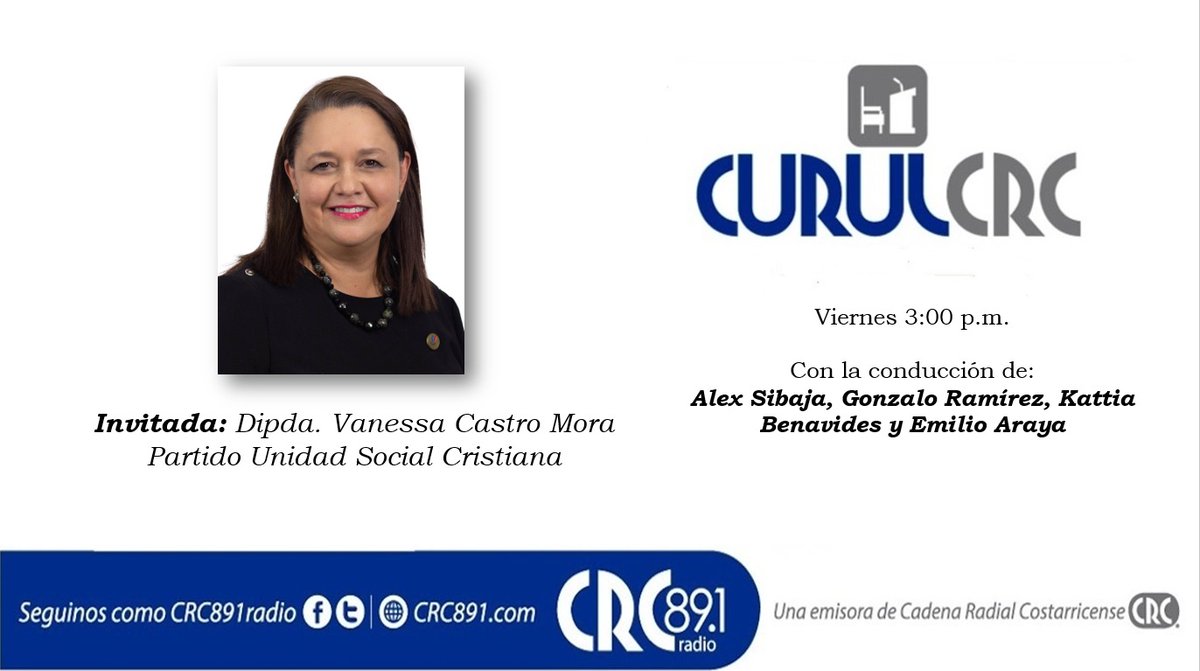 ¡Iniciamos edición de Viernes! 🎙

Invitada: <a href="/vanessadpcastro/">vanessa castro</a> 

Conducen:
@alexsibaja
<a href="/Kabemo/">Kattia Benavides</a>
<a href="/EmilioArayaS/">Emilio Araya 🇨🇷</a>

📻: <a href="/CRC891Radio/">CRC891Radio</a>

📲:facebook.com/share/v/1E2qwJ…