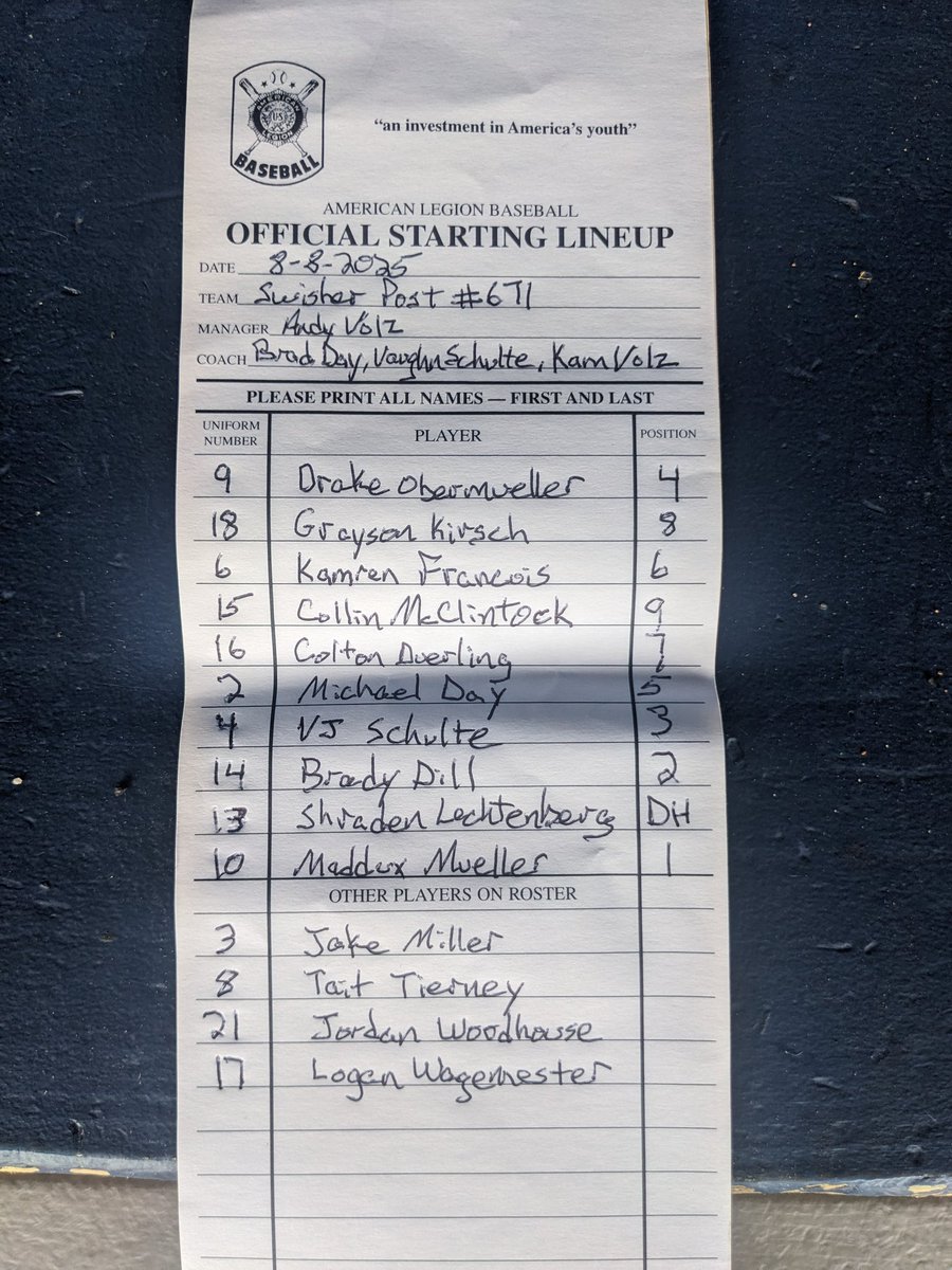 Winners bracket final line up! Winner of this game is in the championship. 5pm start. <a href="/kjpilcher/">K.J. Pilcher</a> <a href="/DugoutSportsF/">Dugout Sports</a> <a href="/iabaseball1/">IAbaseball</a>