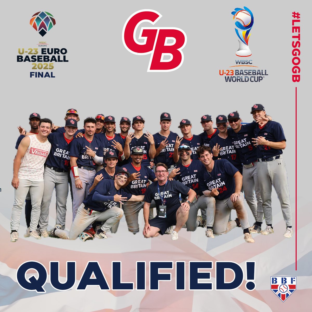✅ Second Consecutive U23 European Championship Final
✅ Second Consecutive Ticket Punched for the U23 World Cup
🇬🇧 Qualified, innit #LetsGoGB