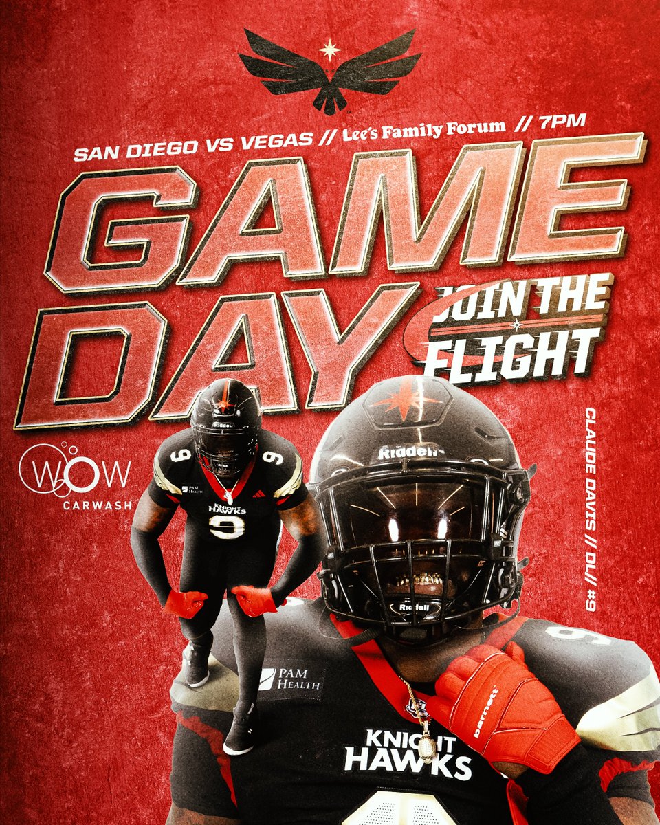 Vegas Knight Hawks (@knighthawksifl) on Twitter photo The road to Tucson runs through Vegas. 💪🏈
📺: SSSEN
📡: vgk.io/iflnetwork
📻: <a href="/1230TheGame/">1230 The Game</a>
🎟️: vgk.io/VPON9 The road to Tucson runs through Vegas. 💪🏈
📺: SSSEN
📡: vgk.io/iflnetwork
📻: <a href="/1230TheGame/">1230 The Game</a>
🎟️: vgk.io/VPON9