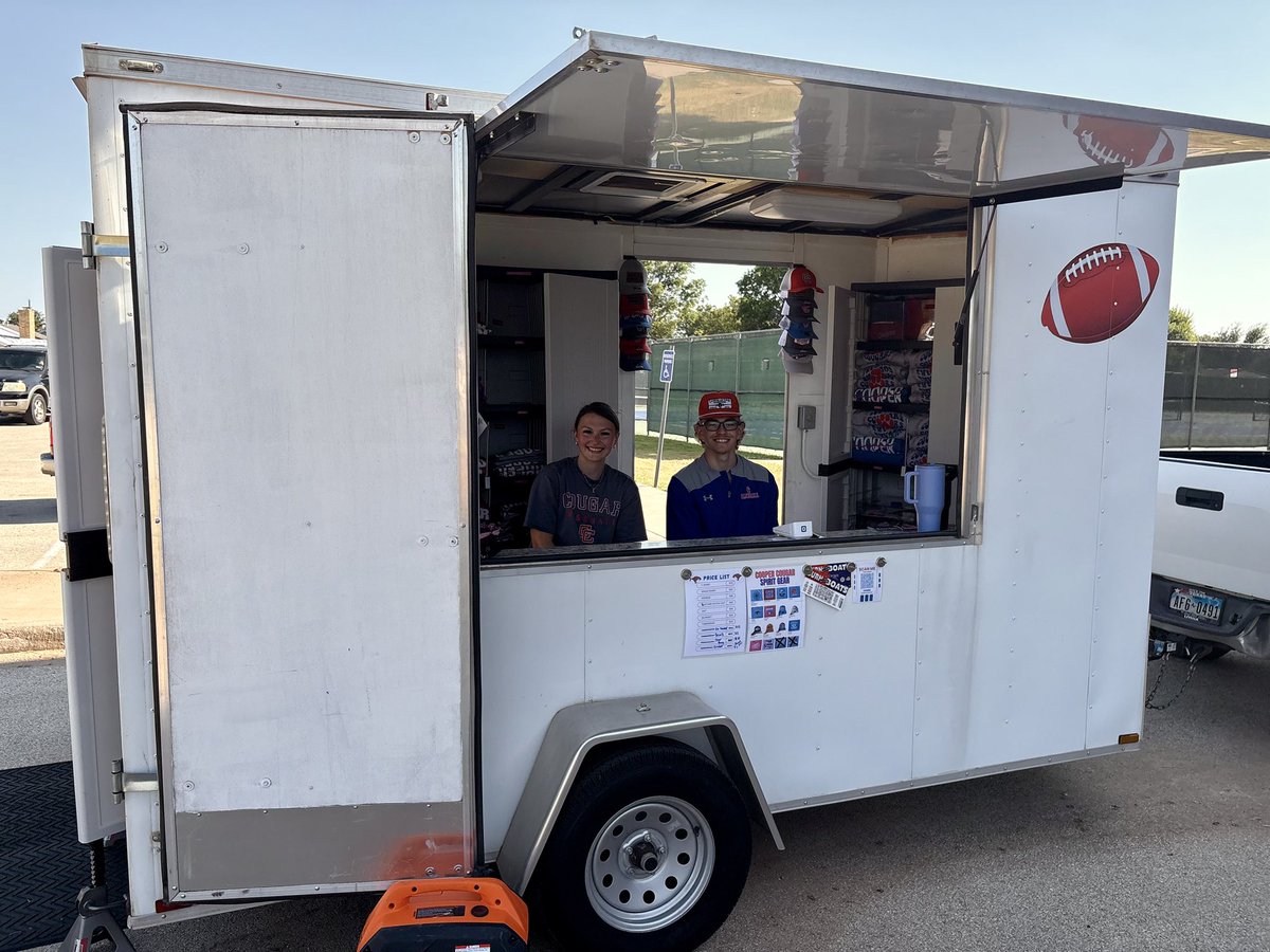 The Cooper Booster Club merchandise trailer is rolling into Freshman Orientation at 8:00 AM tomorrow!!🕗

Come grab your Cougar gear and meet the legend himself — “Bart” will be making an appearance! 🐾🔥
Don’t miss out on the merch and the memories! 💙❤️ #CooperPride #GoCoogs