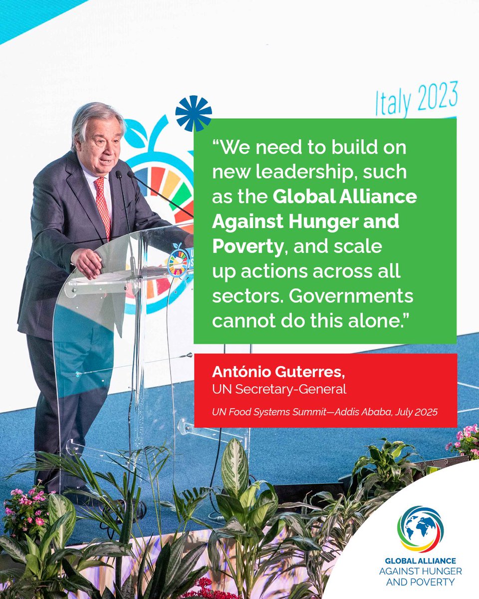 The Global Alliance was recognized as a model of leadership at the UN Food Systems Summit!