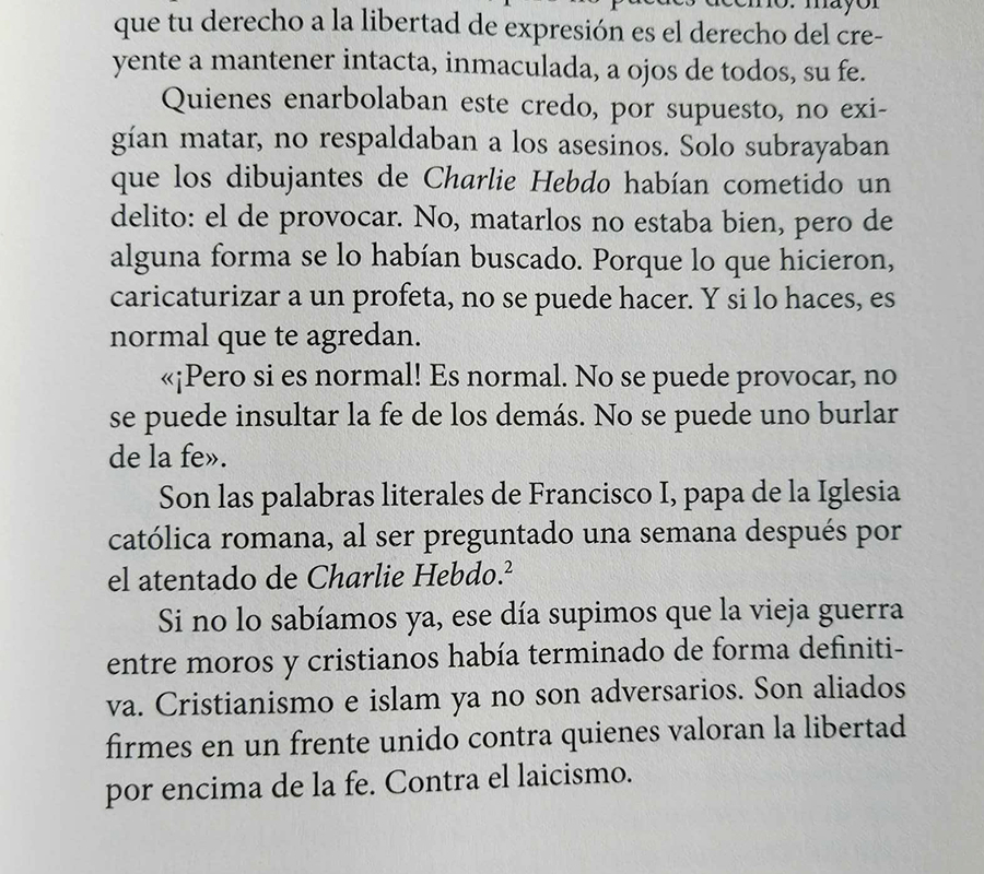 ilyatopper's tweet photo. Esto se pone interesante. 
PP y Vox vetan rezos musulmanes en estadios de Jumilla... y la Conferencia Episcopal protesta.
¿La Iglesia como garante de la expansión del islamismo en Europa?
Por supuesto.
Ya lo dije en 203, en mi libro 'Dios, marca registrada'.
Breve hilo.
> https://t.co/OccBbhByQ6