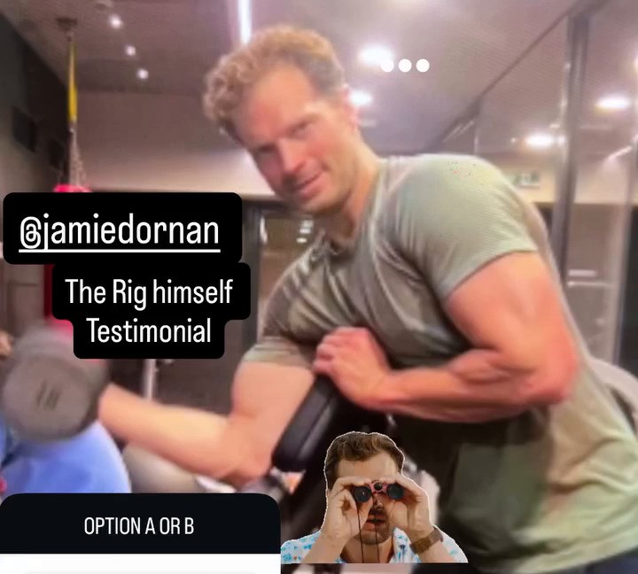 Nueva foto de Jamie Dornan 💪🔥 #JamieDornan 

(📷 meldeane12 via IG stories)