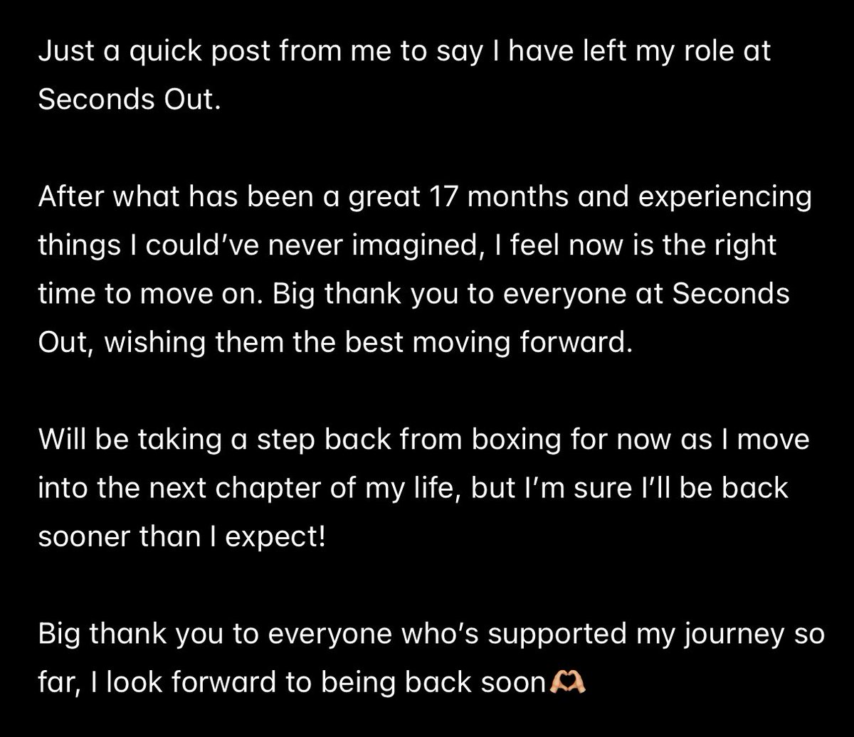 Quick update from me.