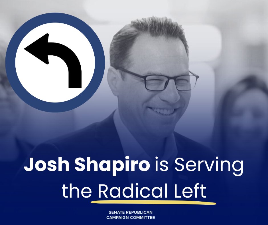 PA Senate Republican Campaign Committee (@pa_srcc) on Twitter photo Gov. <a href="/JoshShapiroPA/">Josh Shapiro</a> is taking every opportunity to endear himself to the far left before his inevitable '28 Presidential run. In the past 2 weeks he’s called supporters of fairness in women’s sports “extremists” & now joined a lawsuit supporting sex-change operations for minors. Gov. <a href="/JoshShapiroPA/">Josh Shapiro</a> is taking every opportunity to endear himself to the far left before his inevitable '28 Presidential run. In the past 2 weeks he’s called supporters of fairness in women’s sports “extremists” & now joined a lawsuit supporting sex-change operations for minors.