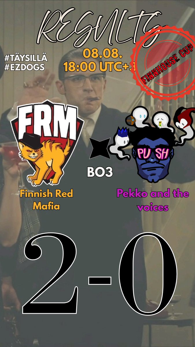 FH Cupin ensimmäinen ottelu on näin taputeltu ja meidän mirrit vetäs 2-0 woiton cama :3
GG Pekko and the voices 😼💅
Ens peli cupissa hirmuista vyöryä vastaan IIK