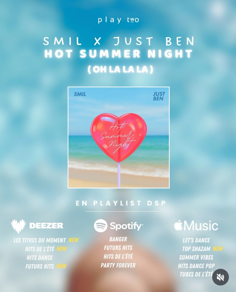 43eme du top 50 France #hotsummernight <a href="/smilofficial/">Smil</a> Just Ben