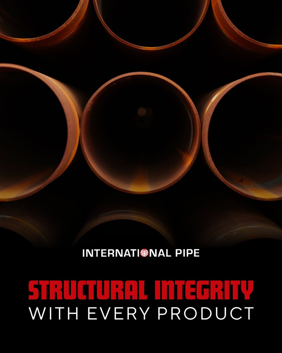 IntlPipe's tweet image. Whether you’re framing a metal building or reinforcing a bridge, our structural pipe is built for load-bearing confidence.

From 4” to 48”, new, used, or surplus, we’ve got it.
Browse structural pipe at internationalpipe.com.

#StructuralPipe #OKCPipe #UsedPipe #SteelProjects