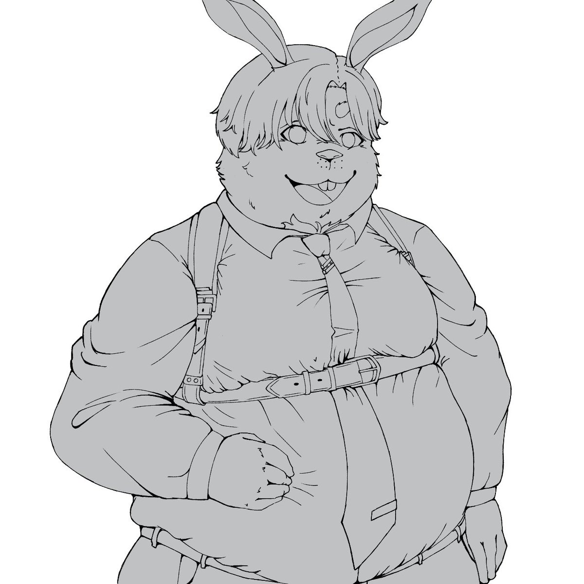 Yuukechi's tweet image. #Chubby #chubbyfurry #furry #furryart #NSFW