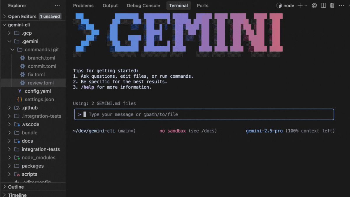 Ever wished your shell could do more with AI? The new Gemini CLI lets you define custom slash commands using simple YAML. Automate complex prompts, right from your terminal. Pretty neat for boosting productivity! 
#GeminiCLI #DevTools #googlegemini