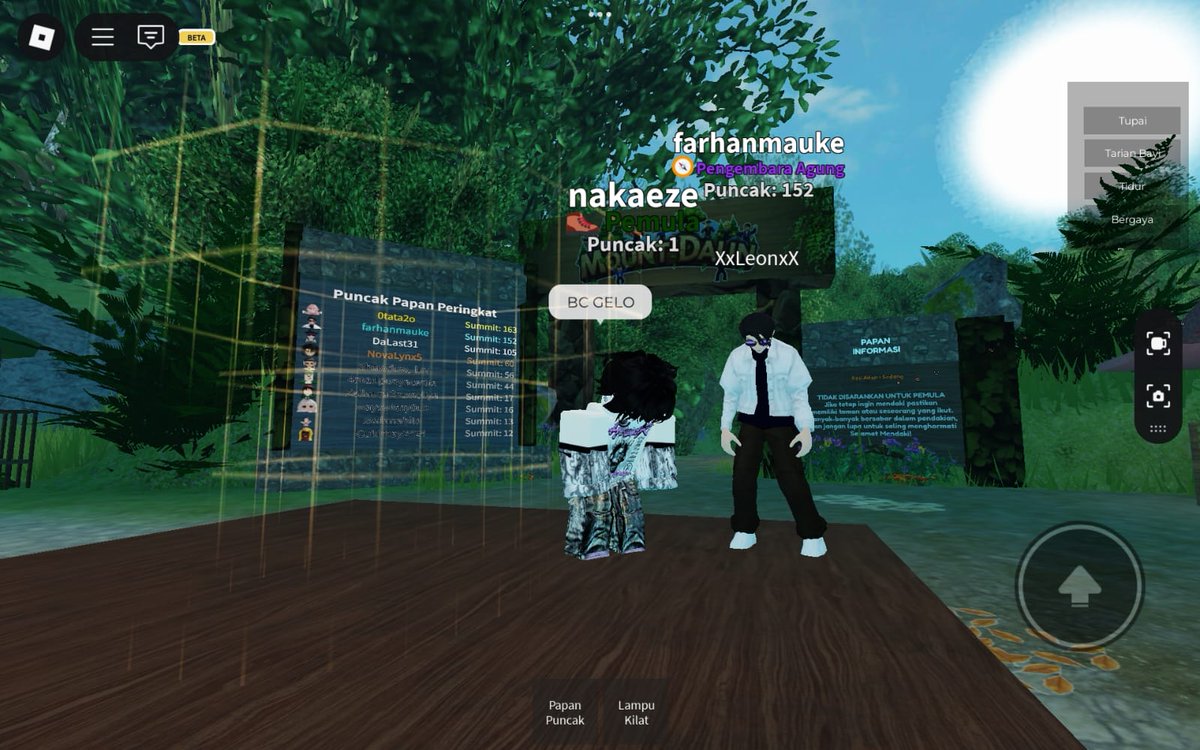 kata aci : itu bukan digendong, tapi di prank.