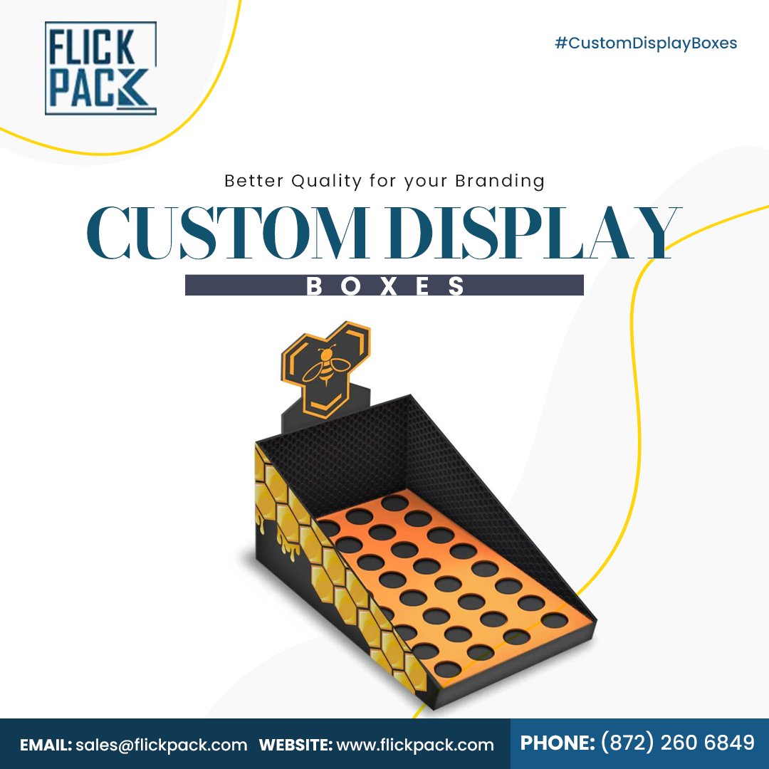 FlickPack21231's tweet image. Custom Display Boxes showcase all your products beautifully, attract sweet clients, boost visibility, and enhance your brand's retail presentation effectively.

Order Now:  flickpack.com/custom-display…

#DisplayPackaging #Display #FlickPack #USA #Sales #packaging #PackagingGoals