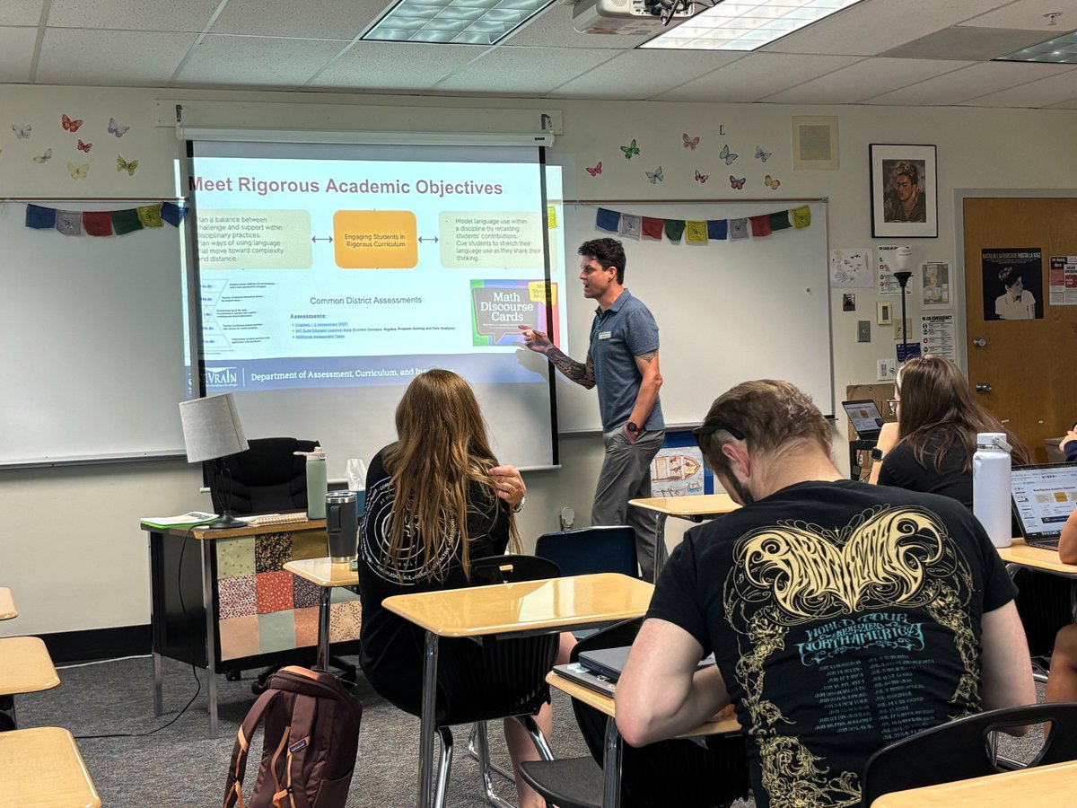 Greg George (@svvsdmath) on Twitter photo This morning, our high school math teachers engaged in whole group and breakout sessions on SAT resources, modeling & reasoning, student discourse, AI, and supporting multilingual learners. Ready to take high school math by #StVrainStorm! #StVrainAdvantage <a href="/SVVSDsupt/">Jackie Kapushion, Ed.D.</a> <a href="/MrsLauer/">Diane Lauer</a> This morning, our high school math teachers engaged in whole group and breakout sessions on SAT resources, modeling & reasoning, student discourse, AI, and supporting multilingual learners. Ready to take high school math by #StVrainStorm! #StVrainAdvantage <a href="/SVVSDsupt/">Jackie Kapushion, Ed.D.</a> <a href="/MrsLauer/">Diane Lauer</a>