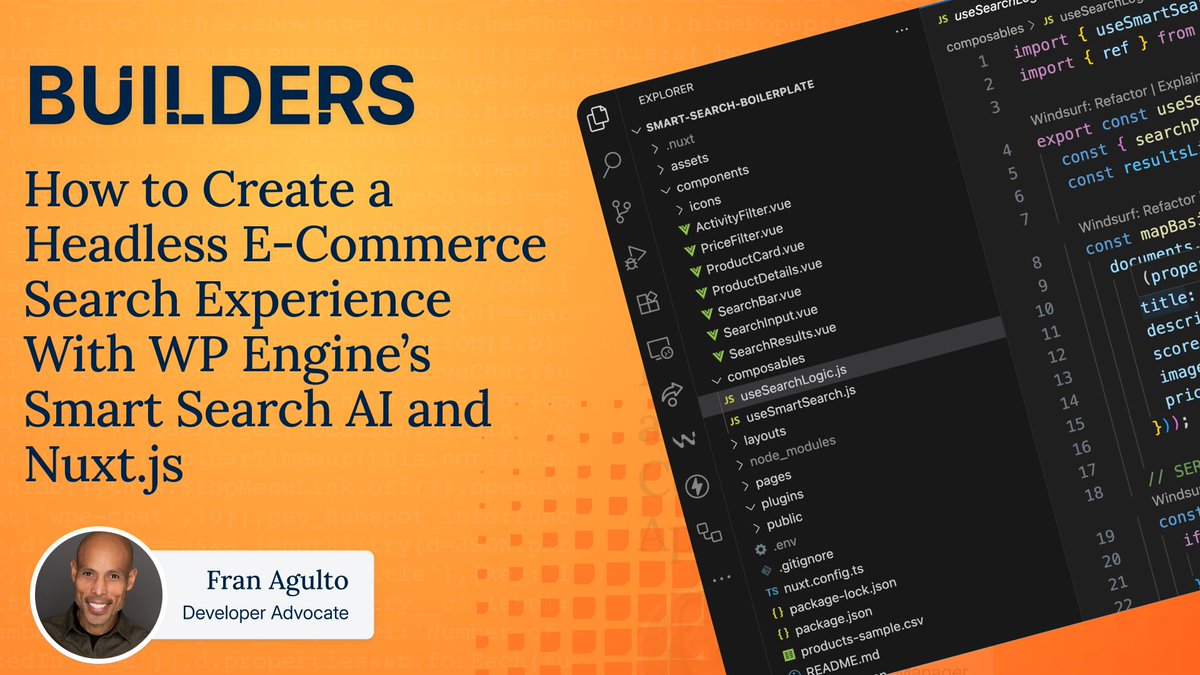 My latest article on adding semantic search to a headless e-comm app using <a href="/nuxt_js/">Nuxt</a> and <a href="/wpengine/">WP Engine</a> smart search AI! Get stoked on it!

wpengine.com/builders/how-t…