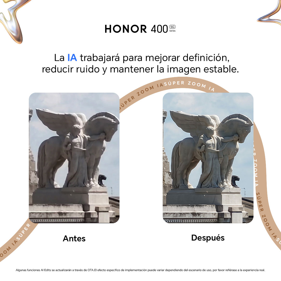 ¿Lejos? No con el #HONOR400.😎
Santi usó el Súper Zoom IA y lo que parecía imposible… terminó en una foto épica. 💥

Pruébalo tú también. ¡Ya disponible! ‼️
#HONOR400 #TuVidaPotenciadaPorIA #HONORIA
