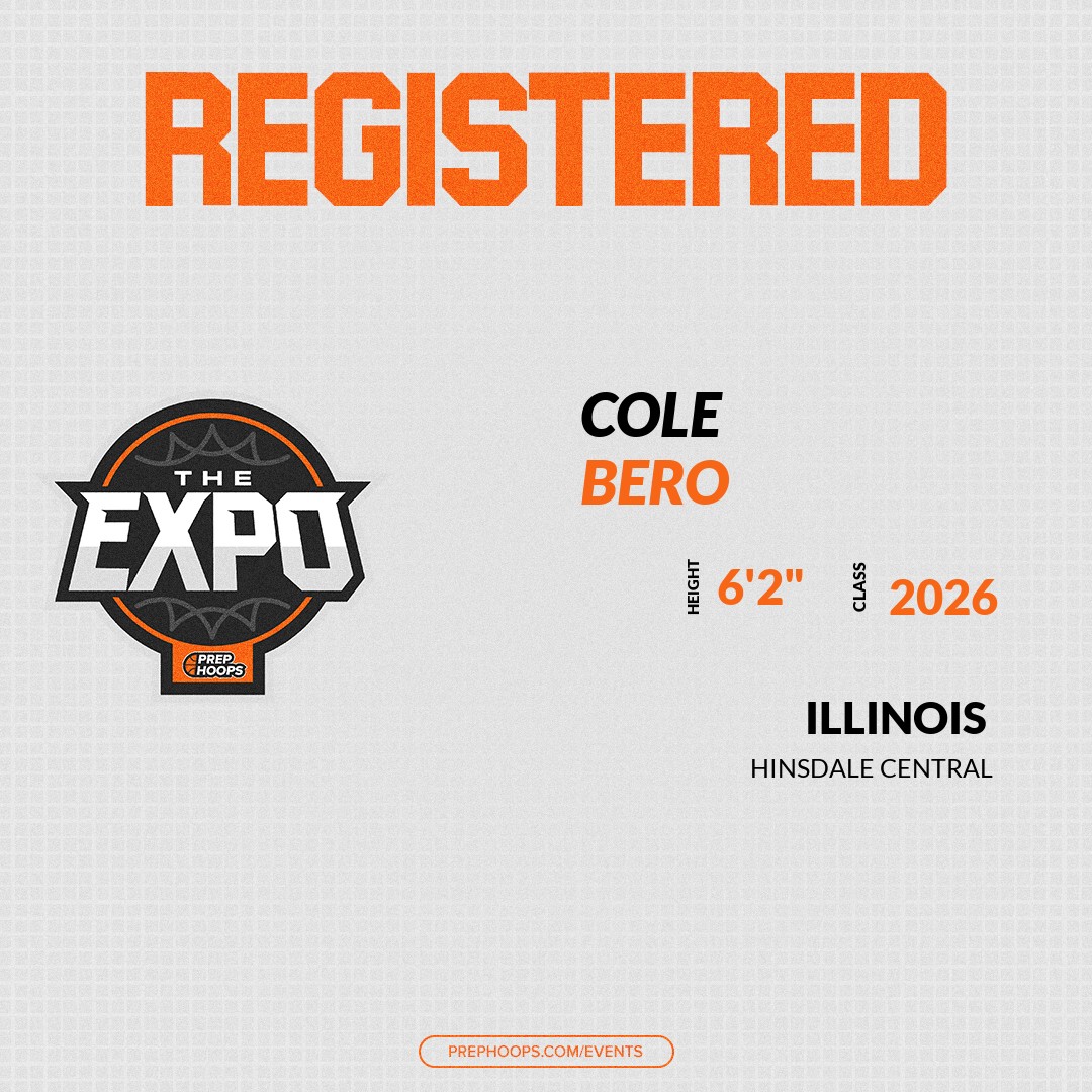 Welcome Class of 2026 Cole Bero (<a href="/ColeBero3/">Cole Bero</a>) of Hinsdale Central HS to the <a href="/PrepHoopsIL/">Prep Hoops Illinois</a> Showcase @ Supreme Courts. 

🔥🏀 #PHExpoIL 🏀🔥

Register NOW! 👇  
events.prephoops.com/e/1620/registe…