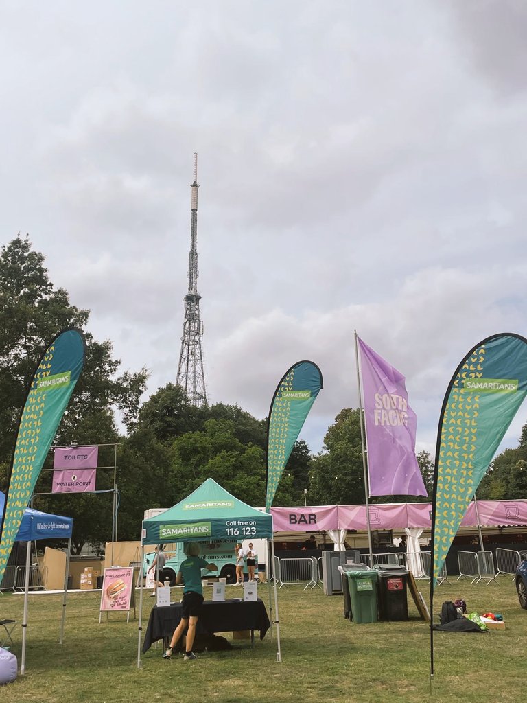 We're at #Flackstock today because talking can save a life.

Born from tragedy, this festival proves how vital it is to have someone to turn to. We're here to listen. Don't struggle in silence.

Call us anytime: 116 123
💚
#LetsTalk #SuicidePrevention