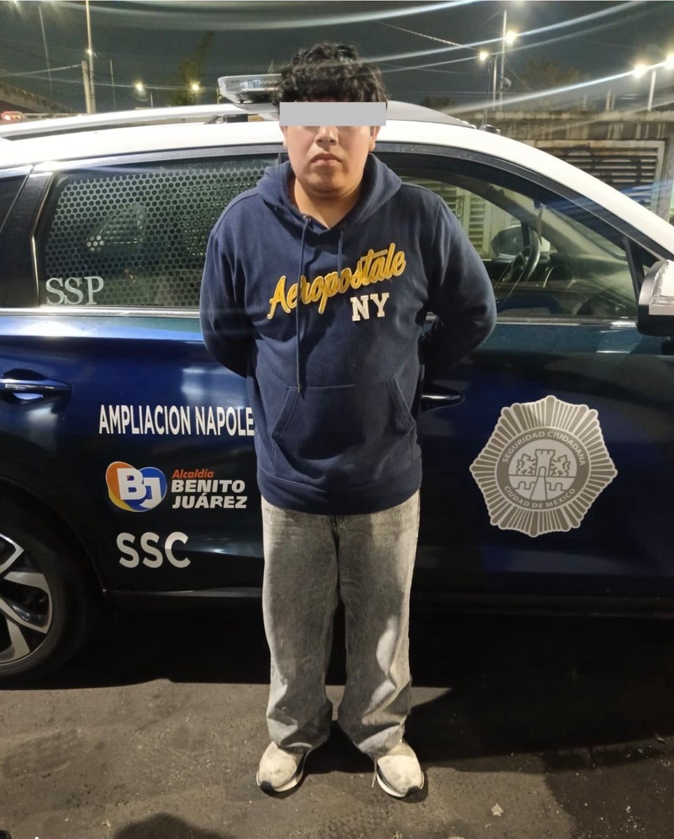 #Comunicado
Elementos de Blindar BJ360° detienen a sujeto presuntamente responsable por actos de agresión sexual.
🔗 bit.ly/4omR1Ix