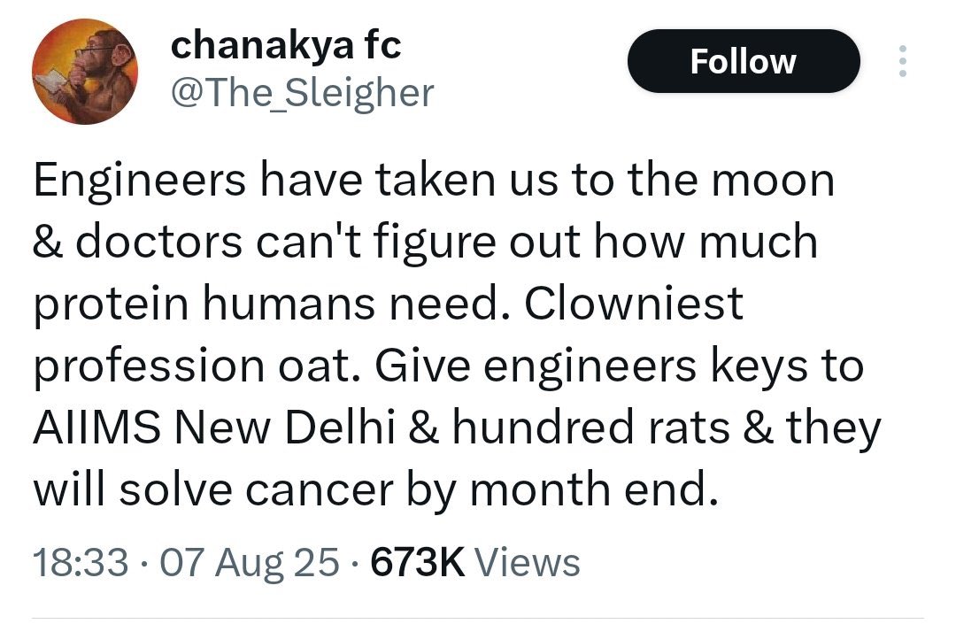 Doc_Rathi's tweet image. Now this monkey after that scumbag targeting medico girls. 
Seems like more people have figured out how to trigger doctors with some classic rage bait. 

This technique always guaranteed to get the medical community’s attention. 
#MedTwitter
