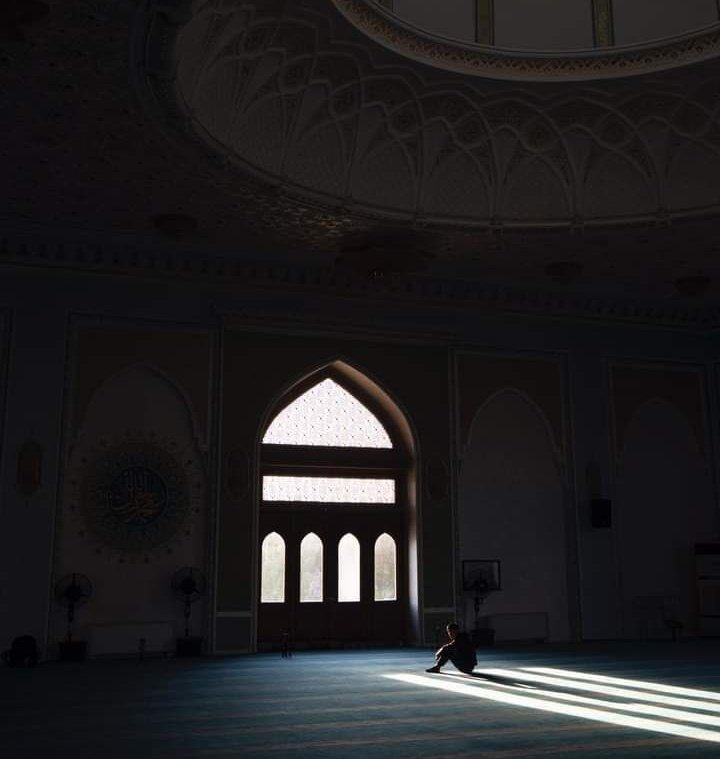 "أُلقي إليكَ مقالتي وحوائِجي
 لن أبرحَ الأعتابَ حتى أُجبرا"