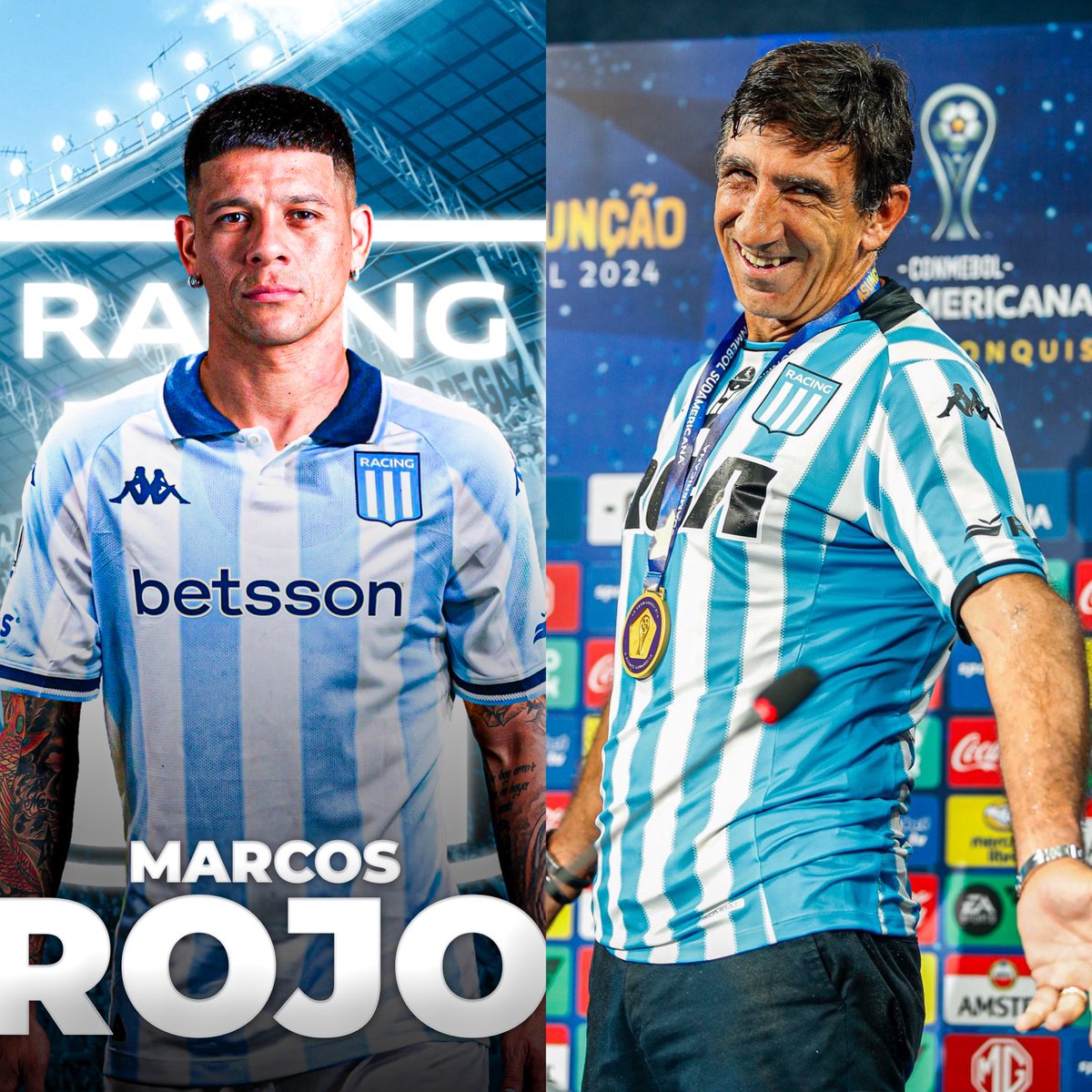 Sudanalytics (@sudanalytics_) on Twitter photo ⚠️🇦🇷 La camiseta de MARCOS ROJO en Racing VA A DECIR “MARCOS” en la espalda, para evitar hacer referencia a Independiente.
Vía <a href="/ESPNArgentina/">ESPN Argentina</a>. ⚠️🇦🇷 La camiseta de MARCOS ROJO en Racing VA A DECIR “MARCOS” en la espalda, para evitar hacer referencia a Independiente.
Vía <a href="/ESPNArgentina/">ESPN Argentina</a>.