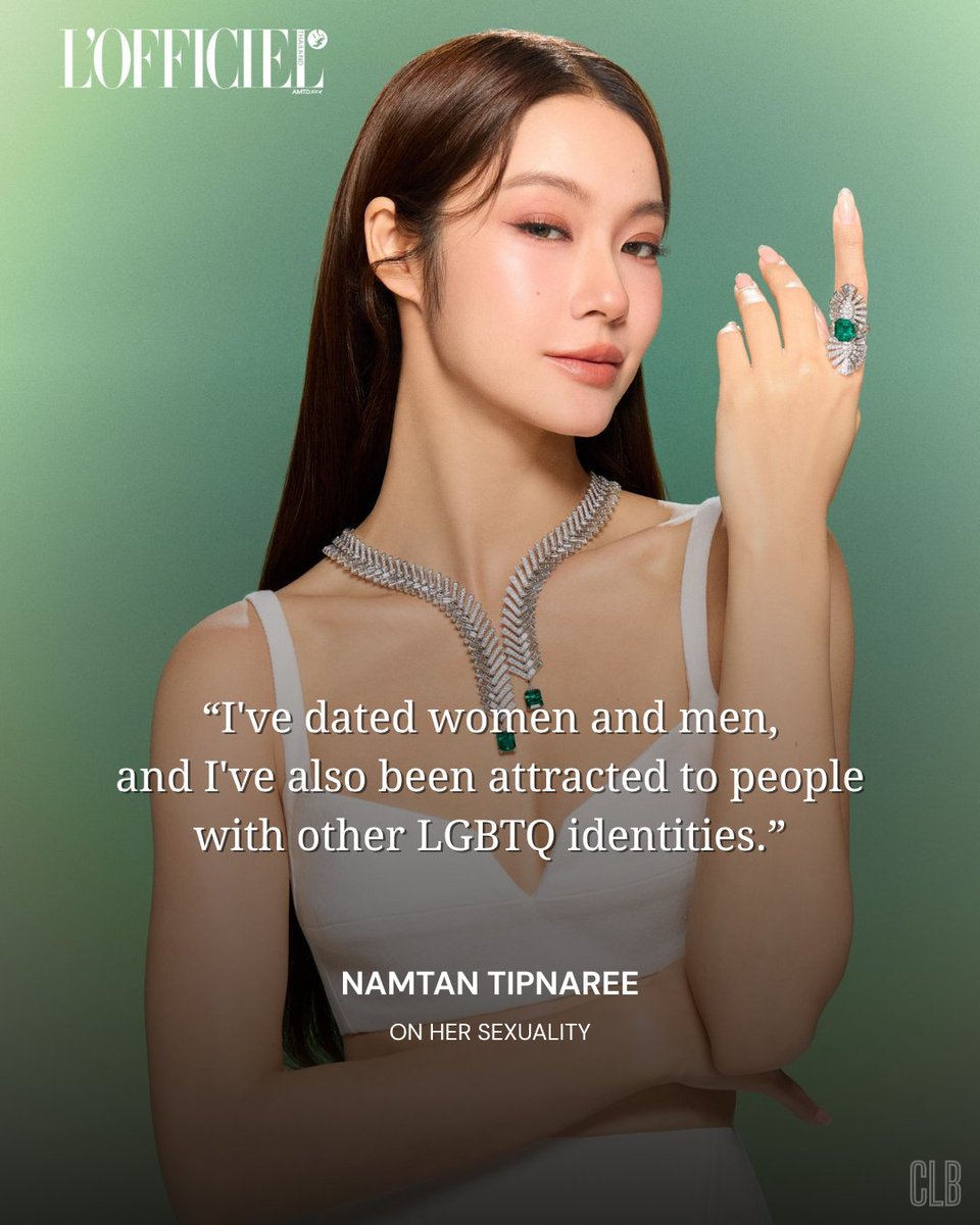 My favorite hot queer woman. ❤️‍🔥

#NamtanTipnaree