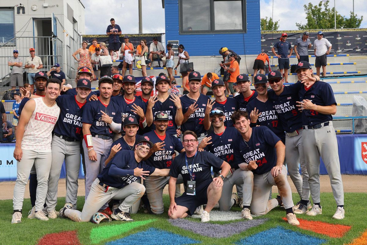 Great Britain Baseball U23s Advance To Second Consecutive U23 European Championship Final With 7-4 Win Over The Netherlands: loom.ly/dAYzXGg
📸 Paul Stodart