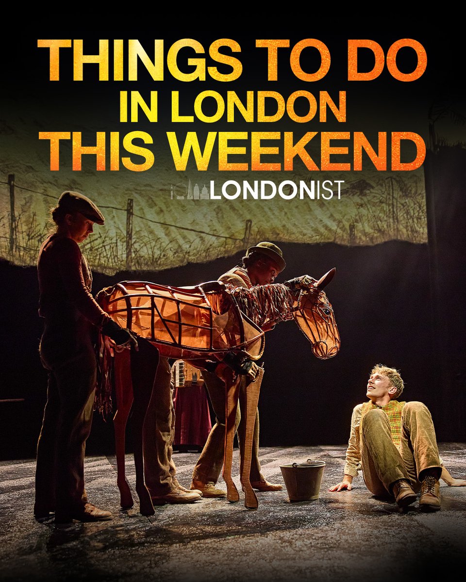 People of London, looking for weekend plan? Look no further! #WarHorseOnStage