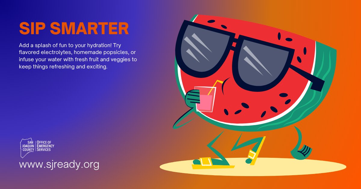 Drinking water does not have to be boring! Make it fun by infusing your water with slices of fruit like lemon, lime, or berries. Try making homemade ice pops with water and fruit juice. Keep it cool, creative, and consistent. Go to sjready.org for more recipes.
