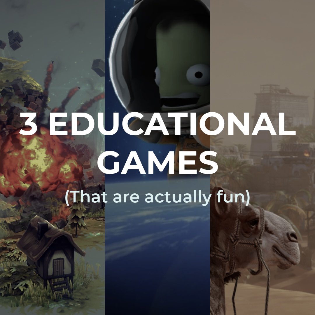 thegamehers's tweet image. Wanna learn and have fun? These games make education the main quest—without putting you to sleep 😴 

Turns out, education doesn’t have to be boring! Don’t believe us? Check out these games that make learning feel like a win.

#gmhrs #thegamehers #educationalgames #familygames
