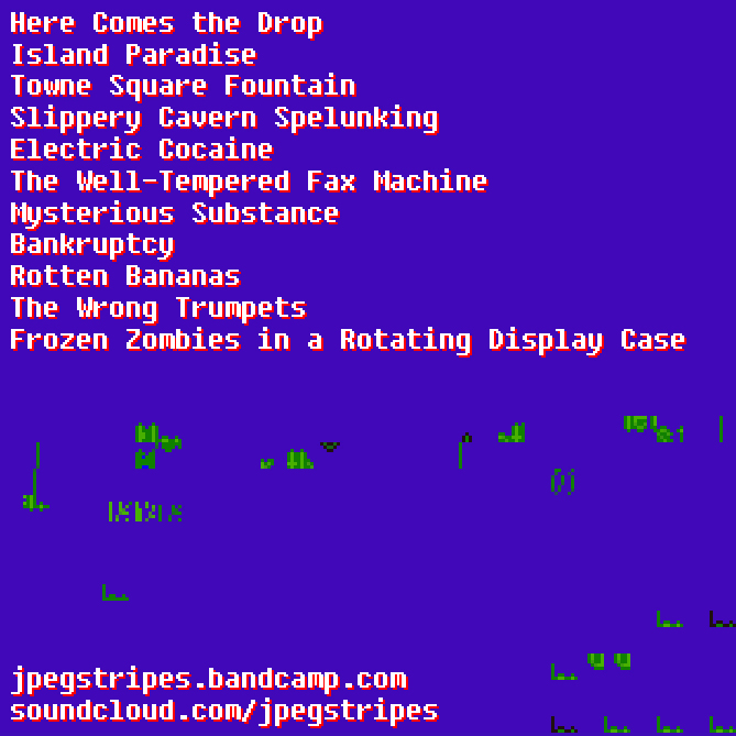 “CPU Jams, volume 1” is out now on streaming! Originally released on July 11, 2014, this was part of a series of birthday releases celebrating glitch art, video games, and ROM corruption. All the audio and imagery originated from corrupting data from various video games. Enjoy!