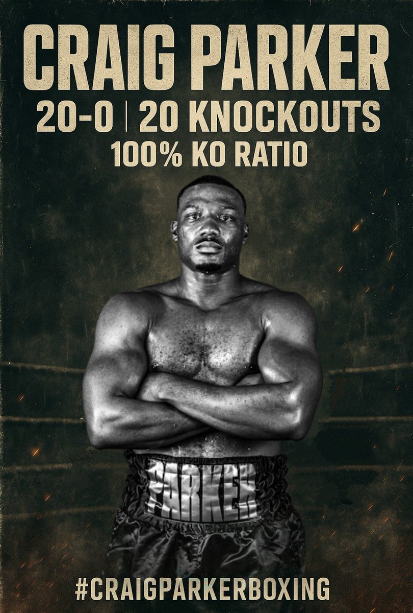 ExcelsiorSc1's tweet photo. Introducing… 
‘The Pressure’ Craig Parker (AKA The Cruiserweight Mike Tyson)
20 Fights, 20 Wins, 20 KO’s
UK DEBUT 
SATURDAY 13 SEPTEMBER 
The Chase Leisure Centre Staffordshire

Tickets Now on Sale:
 £55 £75 or £125
Tel: 01543 572092 Opt1 
Or 
Book Here: https://t.co/SDIzhmRZdj https://t.co/ODfBViuU3S