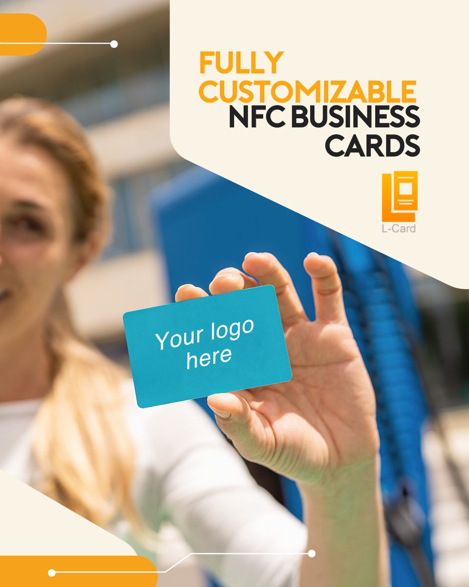 LCardApp's tweet image. 🎨 With L‑Card, your NFC card is fully customizable. Your logo. Your colors. Your brand.

Your business card should promote you, not the company you bought it from.

📲 Get yourself a fully customizable NFC card! 👉 lcardapp.com

#NFCcard #NFCtechnology #businesscard