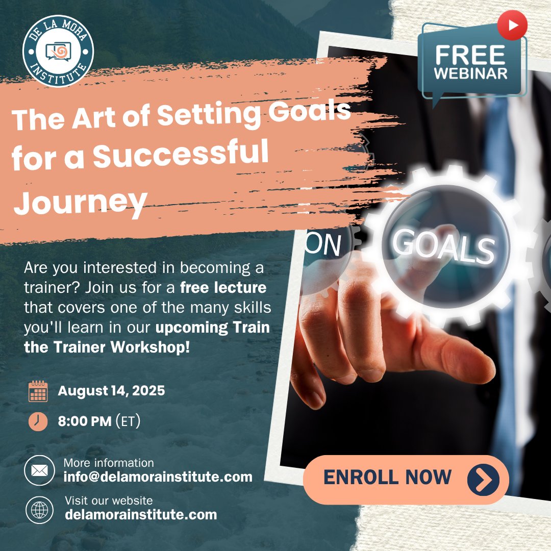 Interested in becoming a trainer? Join our FREE live online lecture on August 14, 8:00 pm ET, and get a glimpse of DLMII's Train the Trainer Workshop for experienced Legal/Medical Interpreters. Reserve your spot now! 📚