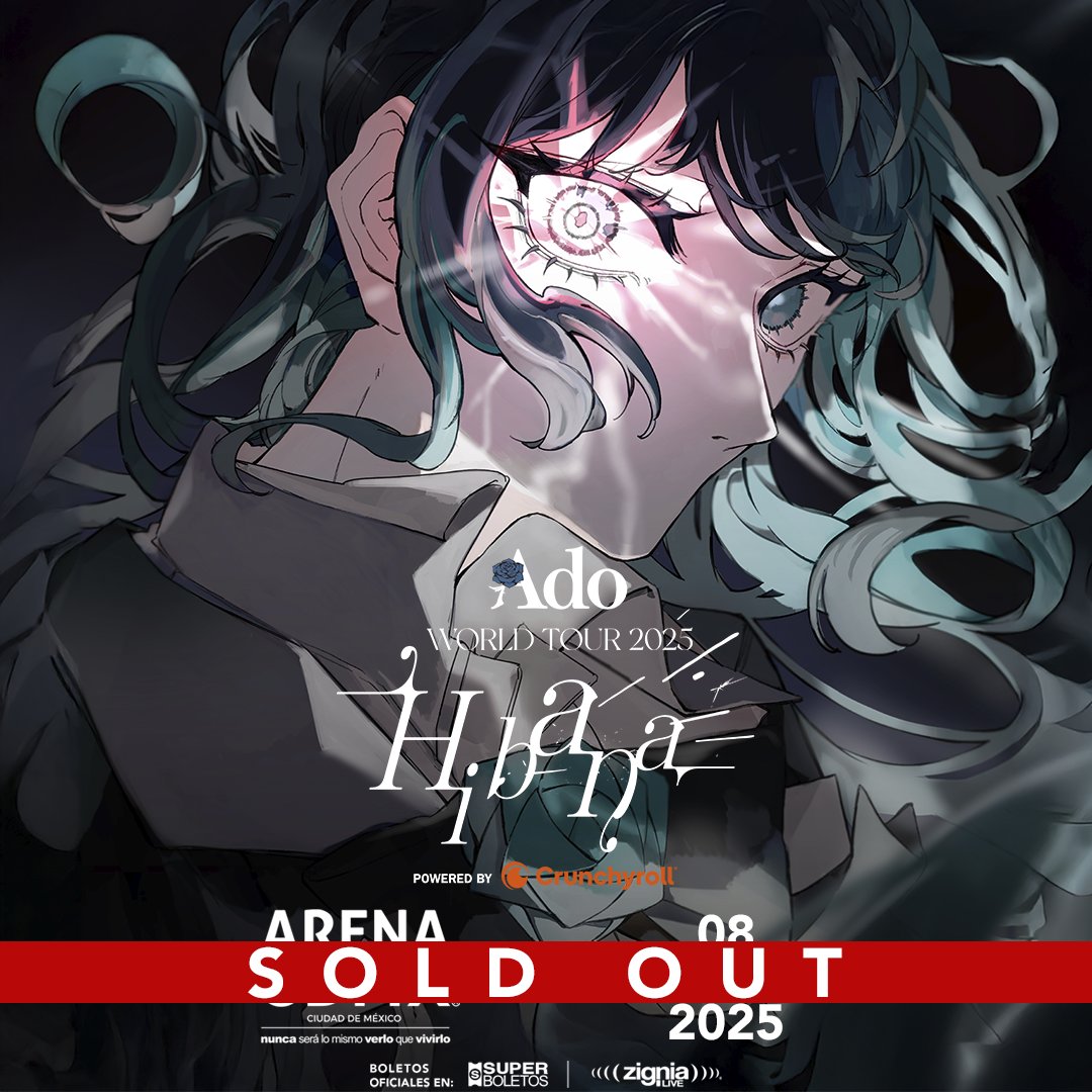 ArenaCdMexico's tweet photo. Ado, la joven promesa de Japón, llega esta noche a la #ArenaCDMX con todas las localidades vendidas. 🙌🏼

⛔ Aquí les compartimos la siguiente información para que disfruten el concierto #AdoHibana_MexicoCity https://t.co/XCAQP9Yw0F