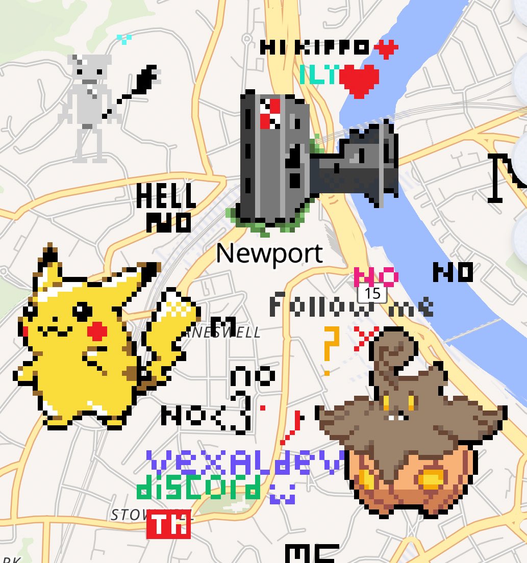 Added Newport Castle to Wplace and it turned out quite cute 💜