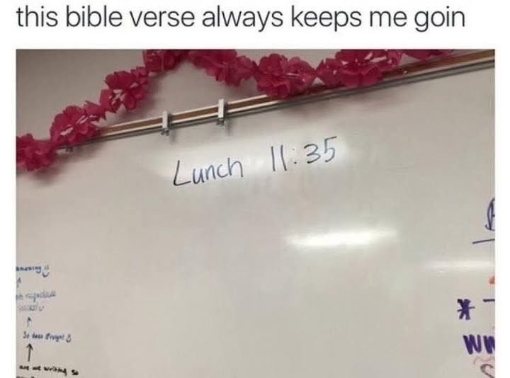 I think it said something about sandwiches.