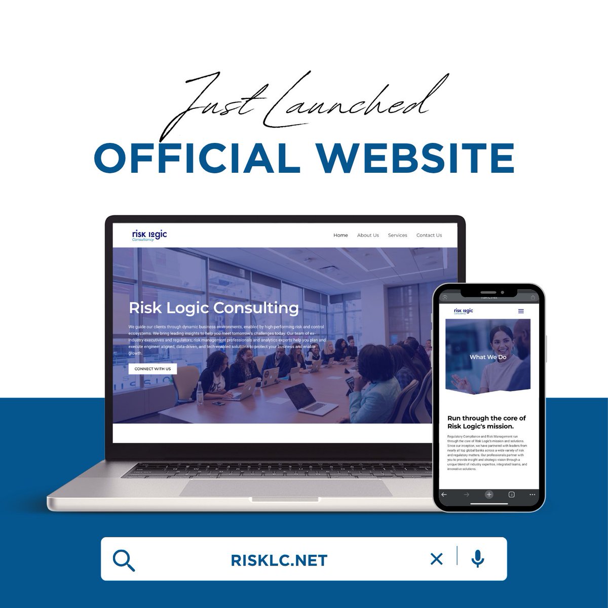 websharx's tweet image. We’re thrilled to unveil our freshly launched website for Risk Logic! 🚀 This client wanted a sleek, clean design to showcase their consulting services,  and we delivered. ✨ #WebDesign #WebsiteLaunch