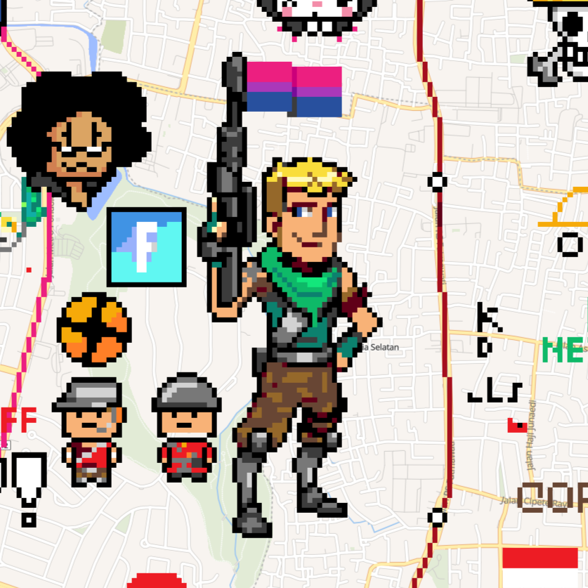 srcptrygii's tweet photo. holy shitballs is that fortnite jonesy #wplace https://t.co/Fcg9iEjeZC