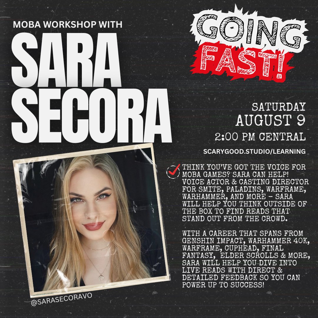 Scary Good Studio (@scarygoodprod) on Twitter photo (Psst...this is tomorrow. Have you signed up yet? You should sign up.)
scarygood.studio/learning (Psst...this is tomorrow. Have you signed up yet? You should sign up.)
scarygood.studio/learning