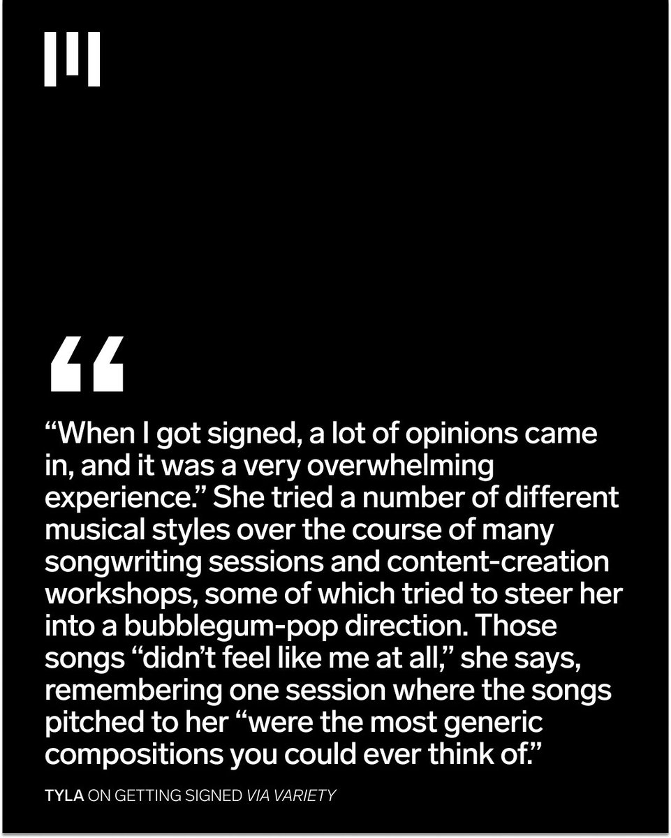 Imagine being forced into a bubble-gum pop after blowing up for your unique sound? That’s what happened to Tyla, which she revealed in a new article with Variety. 

This is the reality many artists face once the label money hits, and it's why some independent artists will never