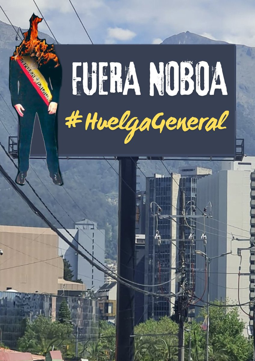 gabiguerreroi's tweet photo. 🚨 12 de agosto: no es por seguridad, es por poder

Daniel Noboa quiere que este martes marches por él. No porque le importe tu seguridad, sino porque necesita debilitar a la Corte Constitucional para gobernar sin límites. Si se cae la Corte, se abre la puerta a leyes que no han frenado la violencia, pero sí han beneficiado a sus aliados económicos, reducido deudas millonarias y exonerado impuestos a cambio de favores.

Que no te engañen: la violencia no ha bajado.
Hemos vivido encadenados en estados de excepción desde enero de 2024. Hoy ya ni siquiera se ven militares en las calles, pero sí fuimos testigos de abusos, atropellos y violencia por parte de ellos, desde allanamientos arbitrarios hasta casos que siguen impunes.
Como el de los cuatro niños de Las Malvinas, o el sin número de personas desaparecidas en este tiempo de supuesta “mano dura” que nunca fue para todos por igual.

Hay familias rotas por la ineptitud y la falta de oportunidades. Gente que tuvo que migrar para sobrevivir, víctimas colaterales que jamás recibieron justicia ni reparación.

Y no olvidemos cómo empezó todo: con el show de la toma del canal TC Televisión en sus primeros días como presidente, cuando convirtió la tragedia en espectáculo y arrancó su macabro juego de manipular la mente y los sentimientos de la gente. Desde entonces, cada crisis ha sido tratada como un recurso de propaganda, no como un problema que resolver. #NoAlCartón #ContraMarcha